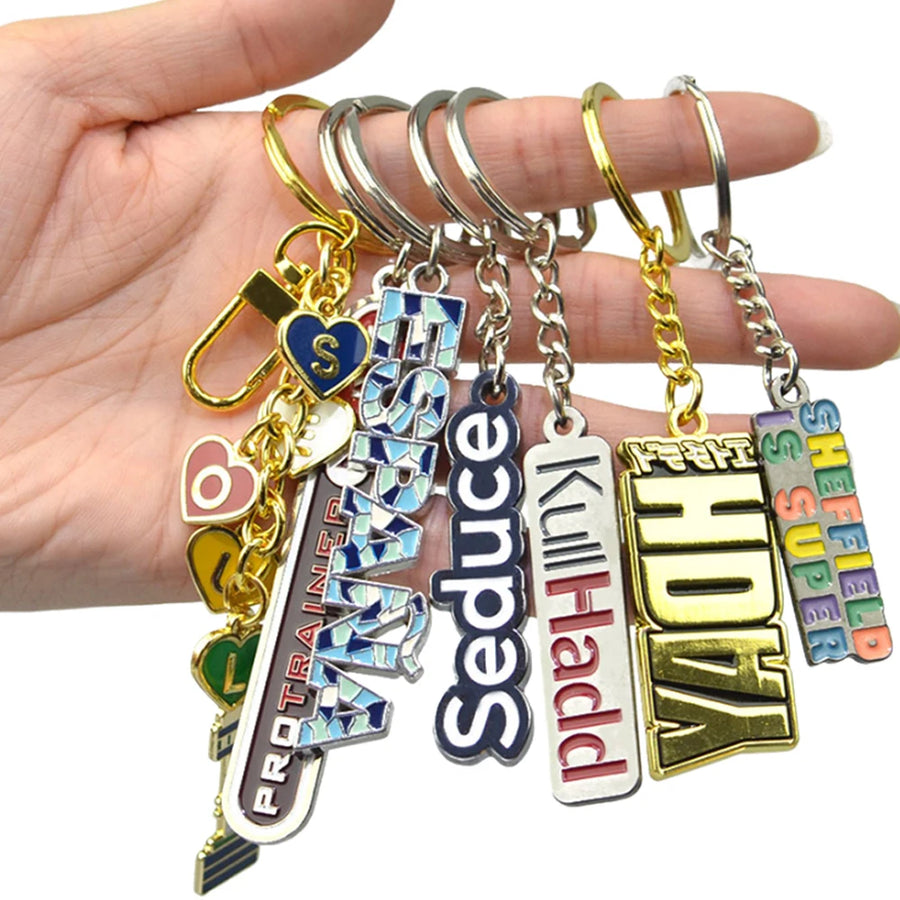 Custom Metal Keychain – Personalized Logo Keyrings for Brand Promo & Gifting