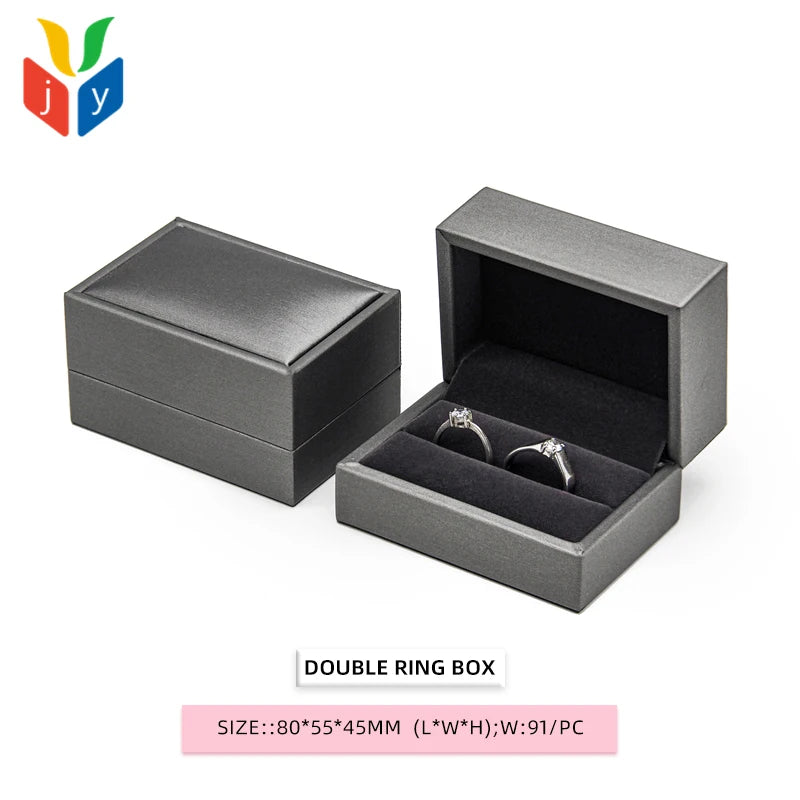 Custom PU Leather Jewelry Boxes with Logo | MOQ 100