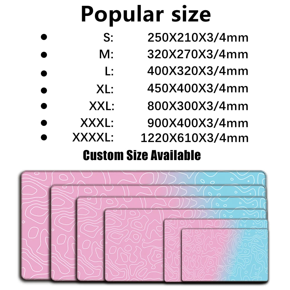 Custom XXL Gaming Desk Mat 900x400mm | Waterproof Fabric, 100 MOQ, REACH & ROHS