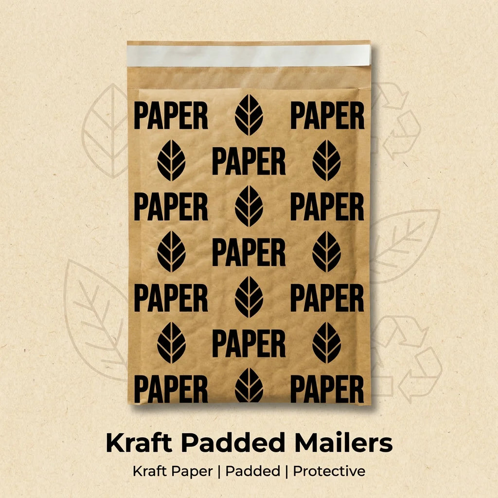 Custom Compostable Poly Mailer with Logo | Courier Shipping Bag