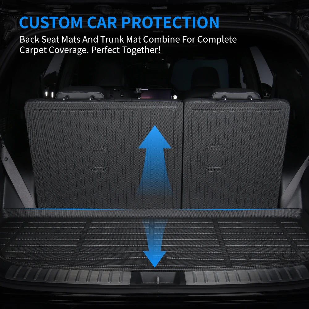 BYD Seagull Rear Seat Back Protector & Cargo Tray Mat Set (2023-2025)