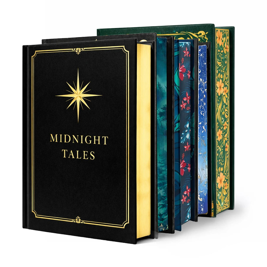 Custom Sprayed Edge Hardcover Book: Gold/Silver/Holographic, Offset Printing, MOQ 500