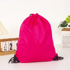 Custom Microfiber Synthetic Leather Drawstring Bag: Waterproof, Thermal Print Logo, MOQ 50 for Gym & Camping