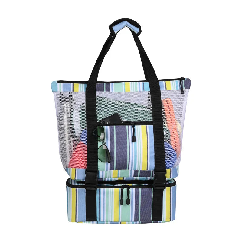 Custom 2-in-1 Beach & Cooler Bag | Bulk MOQ 100