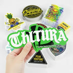 Custom Waterproof Vinyl Stickers | 100 Pcs MOQ UV Printing Die-Cut