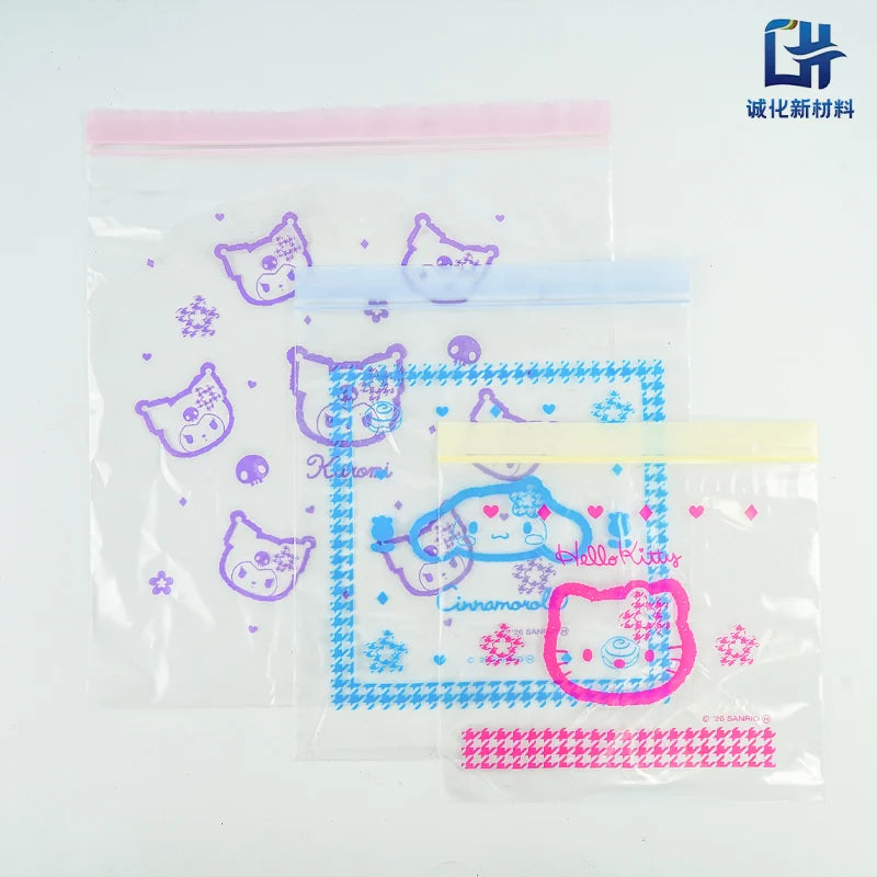 Custom LDPE Double Zipper Food Storage Bags