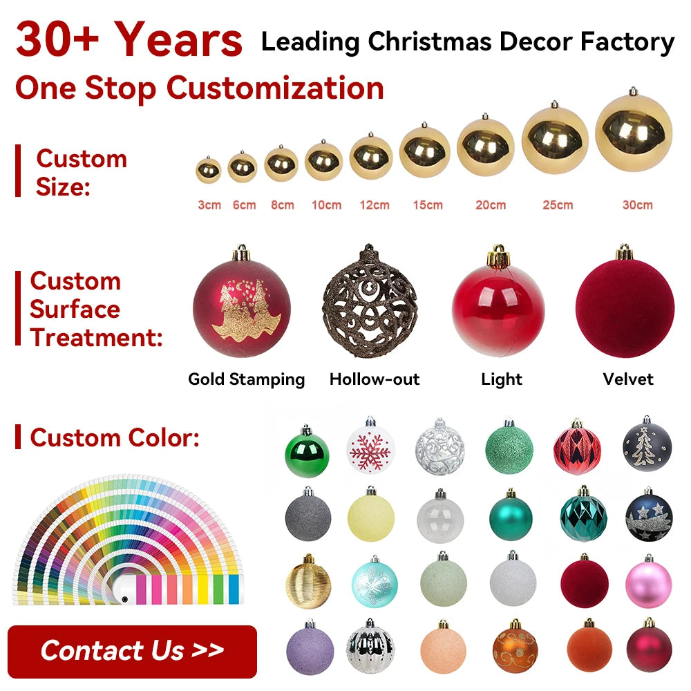 Custom Crystal Christmas Ornament with Logo | MOQ 50 Pcs