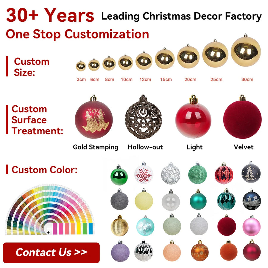 Custom Crystal Christmas Ornament with Logo | MOQ 50 Pcs