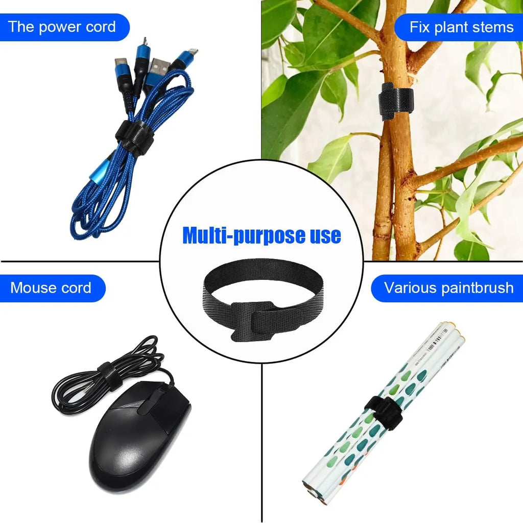 Custom Cable Organizers with Logo | MOQ 100 | OEKO-TEX Certified