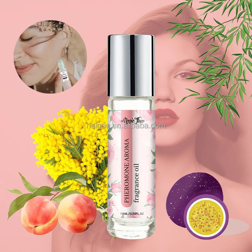 Custom 10ml Roll-On Perfume Oil 50 MOQ | Pheromone Infused Parfum Private Label