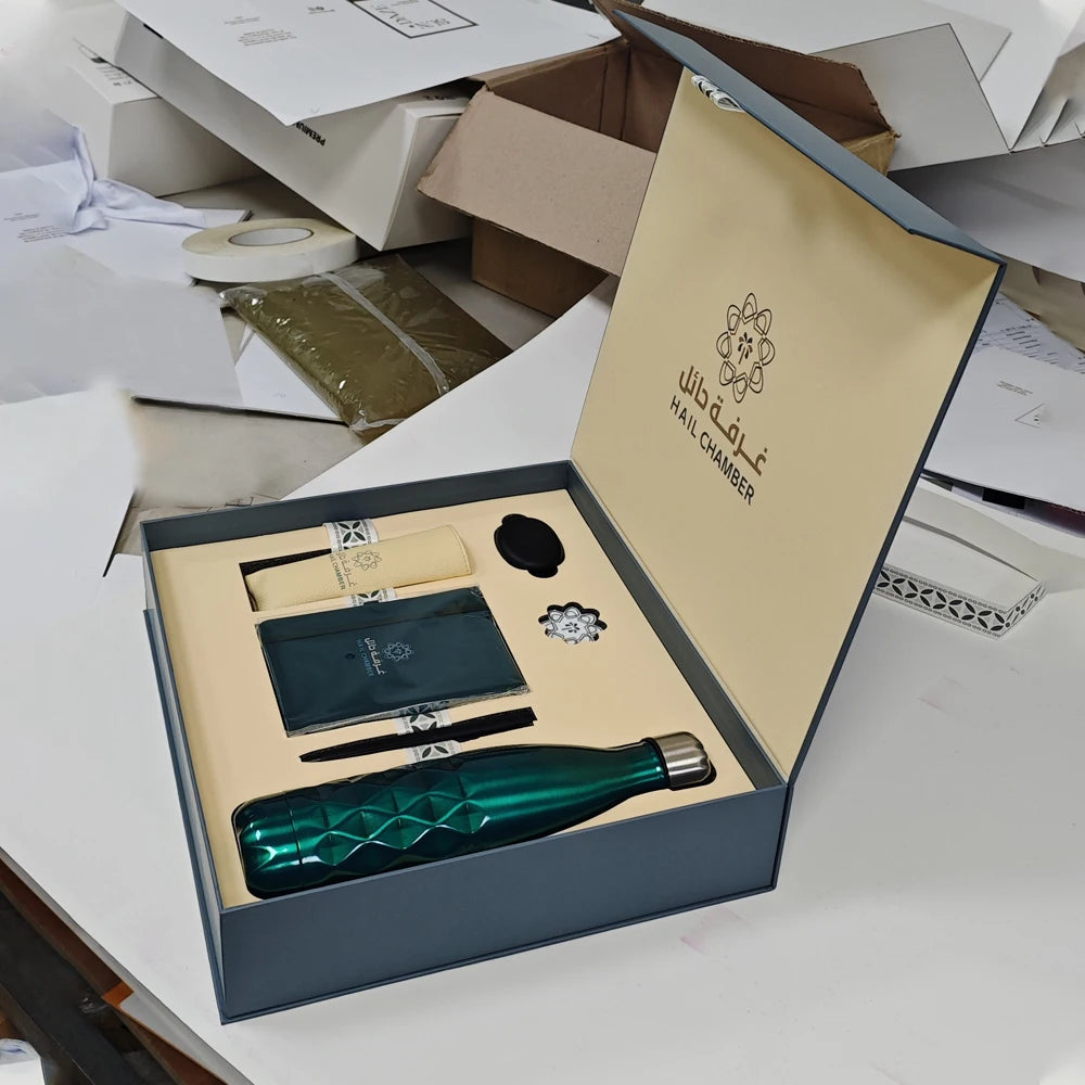 Corporate Gift Box Set | A5 Notebook + Pen | 500 MOQ | 16-Day Lead