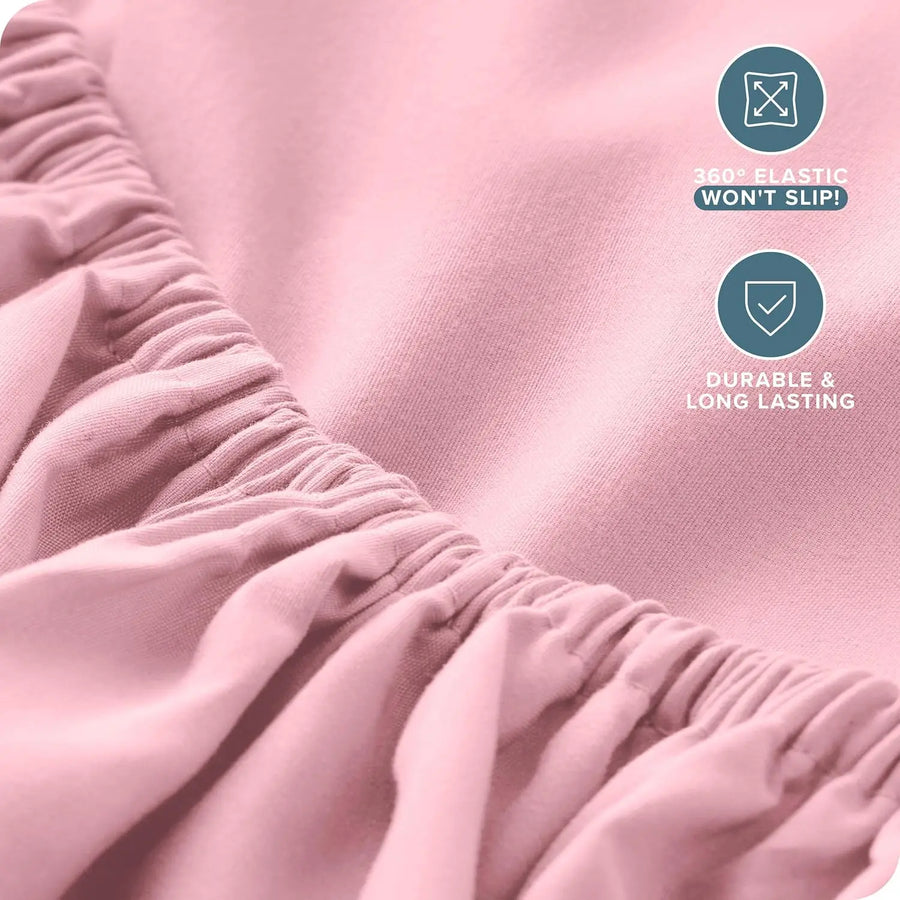 100% Organic Cotton Bed Sheets | 300 Thread Count | 4-Piece Set | Custom Size | Grade A