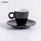 Custom Porcelain Espresso Cups with Logo | MOQ 50 Sets