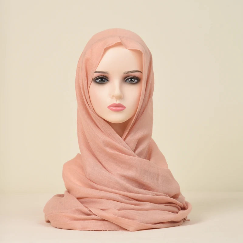 Polyester Silk Satin Hijab | 107x180cm | 24 Colors | Wholesale | Custom Packaging
