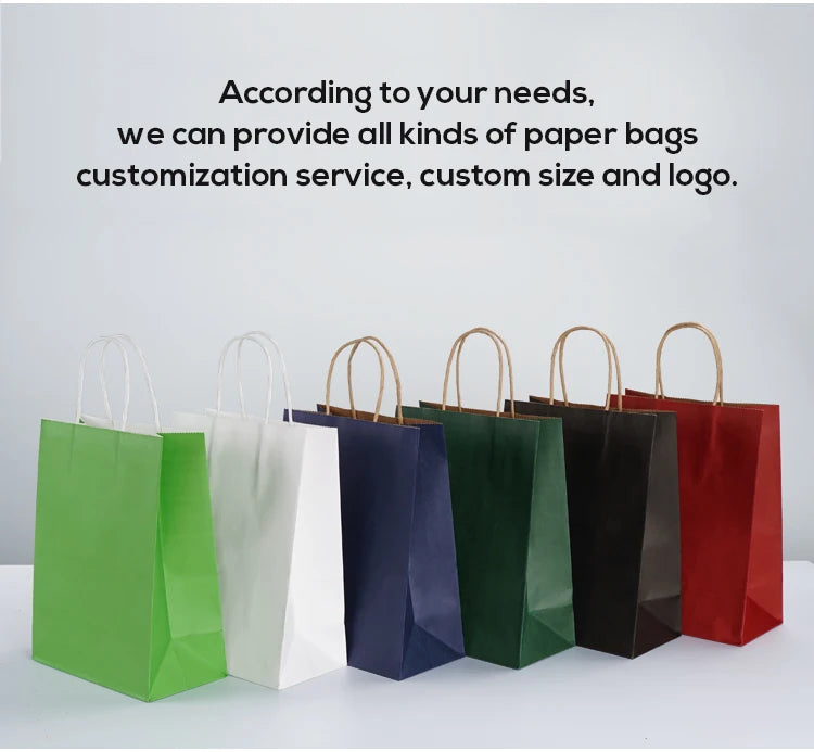 Custom Kraft Paper Bags | Recyclable Shopping Bags