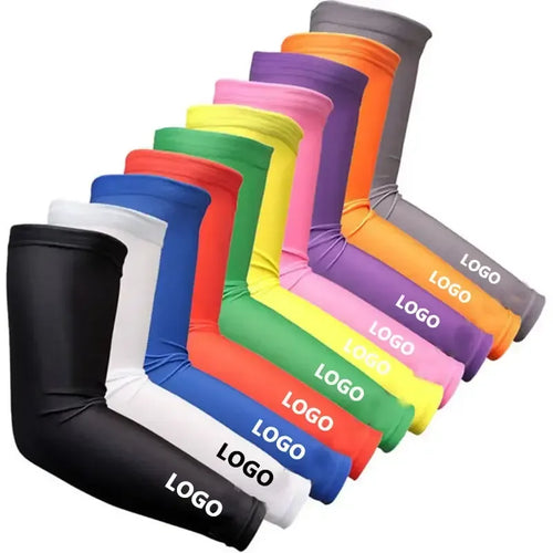 Custom Logo Compression Arm Sleeves | MOQ 500 Pcs
