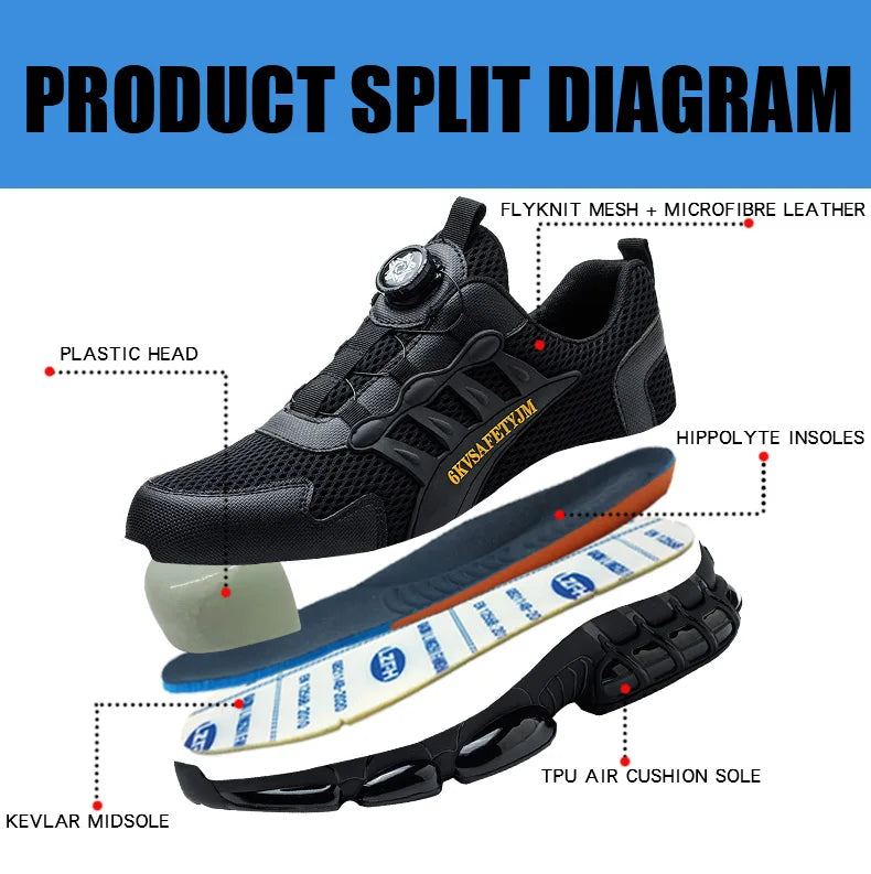 6kV Insulated Safety Shoes | 500 Pcs MOQ Quick Lacing Electrician Boots