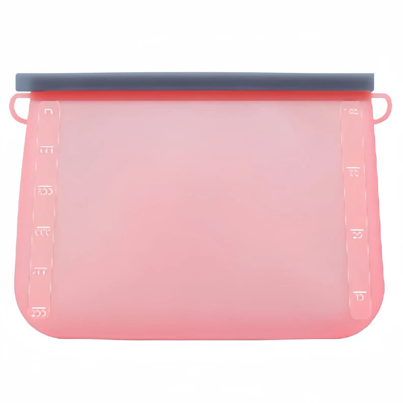 Custom Platinum Silicone Food Bags with Logo | LFGB FDA Certified