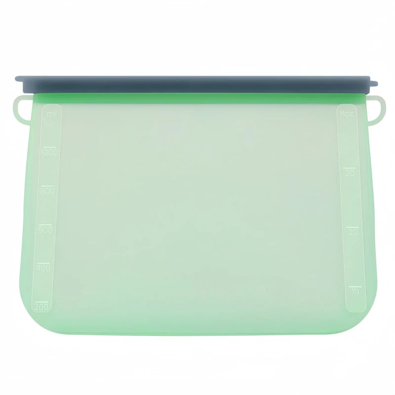 Custom Platinum Silicone Food Bags with Logo | LFGB FDA Certified