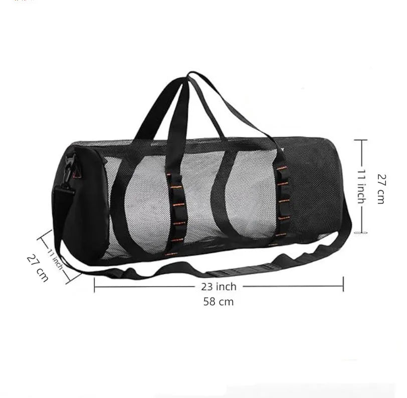 Custom 40L Nylon Beach Tote with Logo | Bulk 500 Pcs