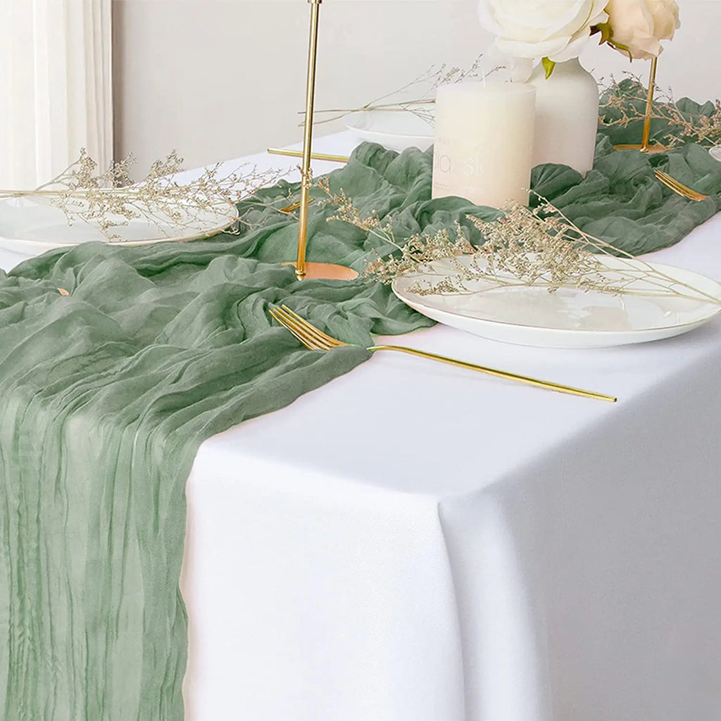Cheesecloth Table Runners | OEKO-TEX | MOQ 1 | Luxury