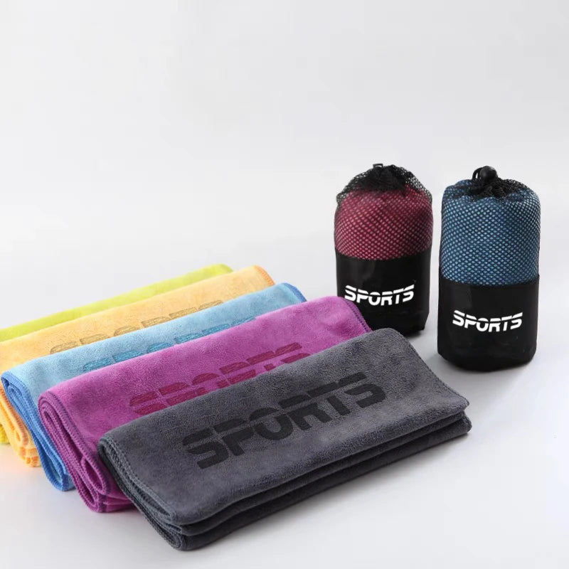 Custom Logo Microfiber Towel | 400gsm Sports Towel