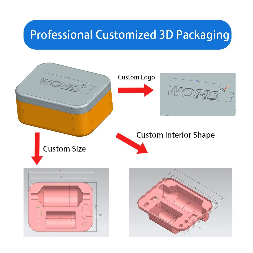 Custom ODM/OEM EVA Hard Shell Travel Case Eco-Friendly Durable Waterproof Smell Proof Protective Equipment Eva Storage Bag