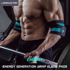 Custom Logo Polyester Elbow Wraps | MOQ 1 Pair