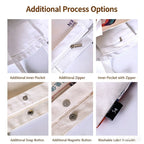 Custom Canvas Tote Bags with Logo Wholesale | MOQ 100