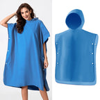 Custom Synthetic Anti-Odor Beach Changing Robe Poncho