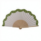 Custom Logo Bamboo Folding Hand Fan for Wedding and Holiday Gifts