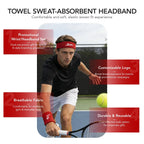 Custom Embroidered Sweatbands with Logo | 101 MOQ | 15-Day Lead