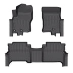 Nissan Frontier Crew Cab 2008-2021 Custom Fit All-Weather TPE Floor Mats