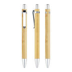 Custom Bamboo Pens with Laser Engraved Logo | Eco-Friendly, 100 MOQ, 1.0mm