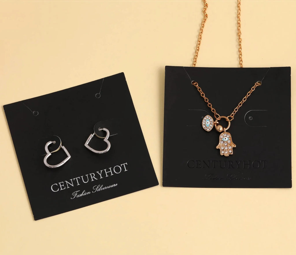 Custom Jewelry Packaging Cards | 400gsm | MOQ 100 | 15-Day Lead Time