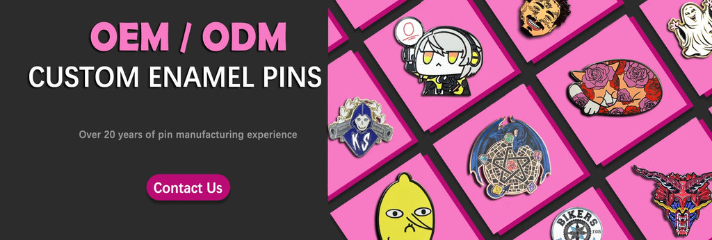 Custom Metal Enamel Lapel Pins with Logo | Factory Direct MOQ 100