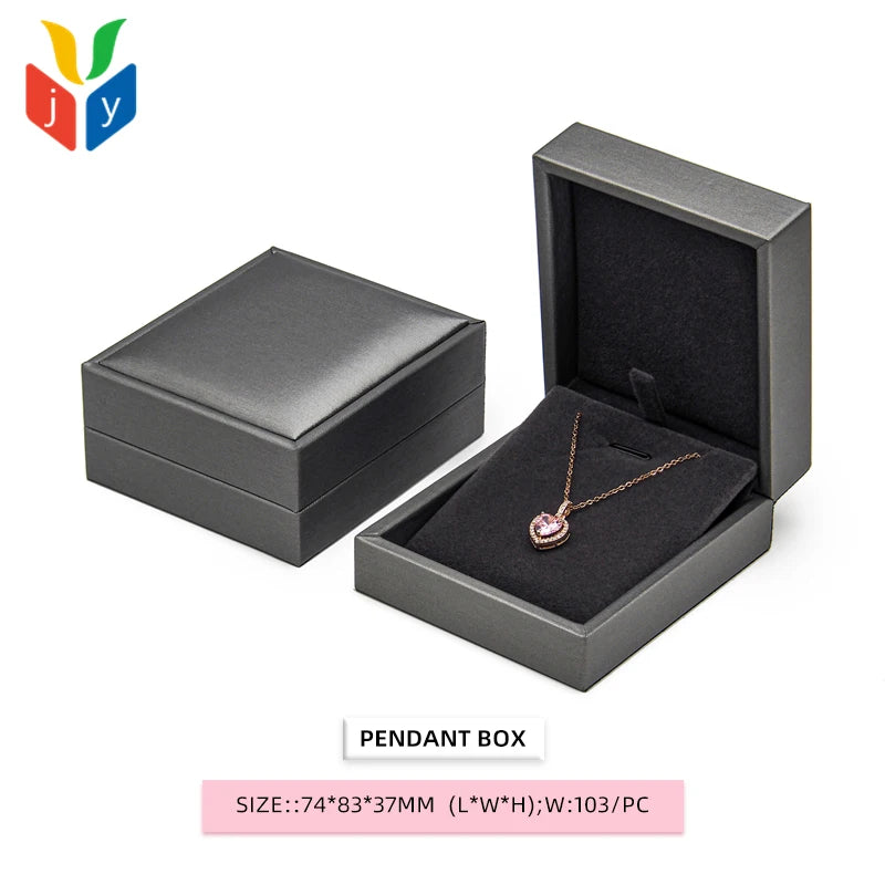 Custom PU Leather Jewelry Boxes with Logo | MOQ 100