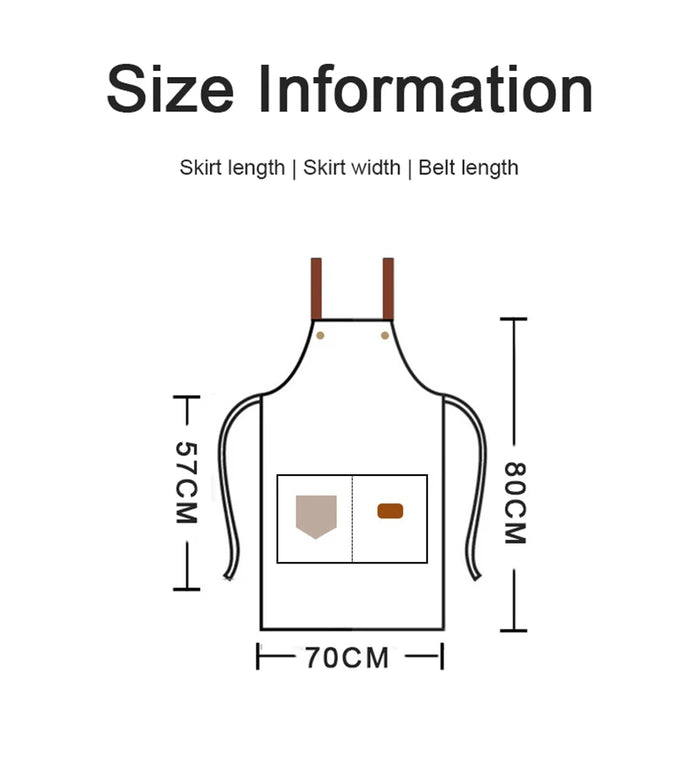 Custom Polyester Kitchen Apron with Pockets for Cooking, Baking, Cafés and Everyday Work