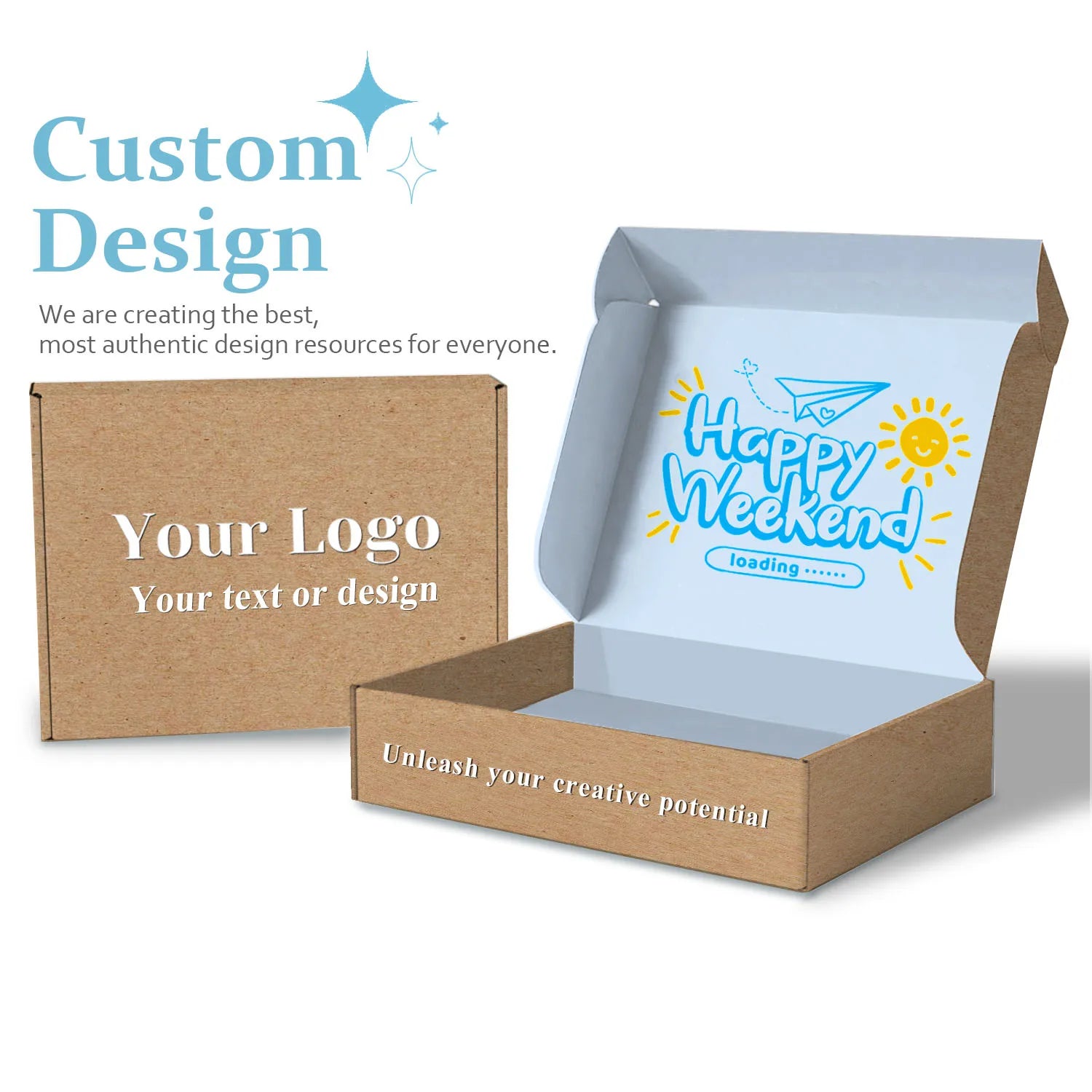 Custom Kraft Mailer Box | Biodegradable | 500 MOQ | 8-Day Lead