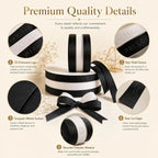 Custom 3D Embossed Recycled Polyester Ribbon | OEKO-TEX, GRS, 100 MOQ, 196 Colors
