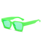 Custom Logo UV400 Rectangle Sunglasses | PC Frame 100 MOQ Private Label