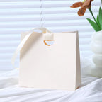 Custom Ribbon Handle Paper Gift Bags | Jewelry Packaging MOQ 100