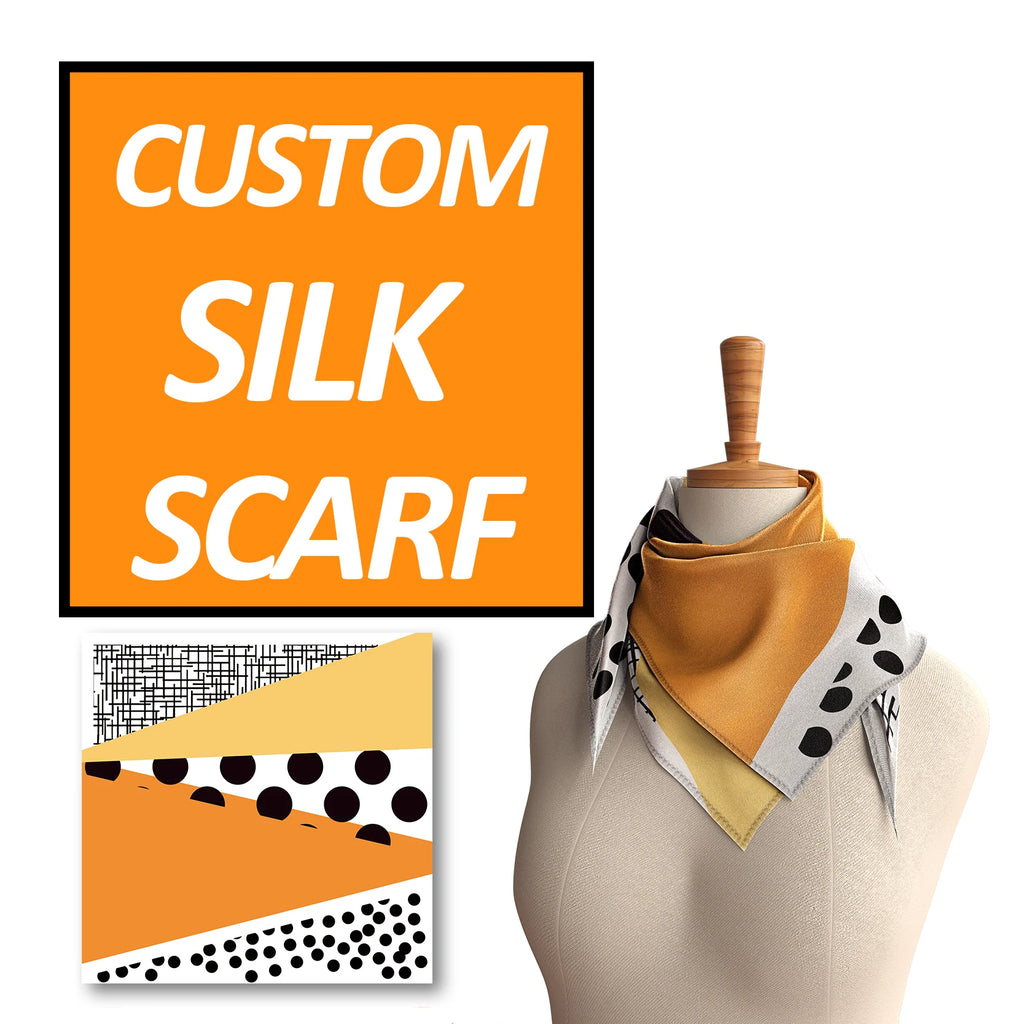 Custom 100% Silk Scarves: 10 MOQ, 7-Day Lead, Digital Print | Luxury Square Shawls for Gifts & Fashion
