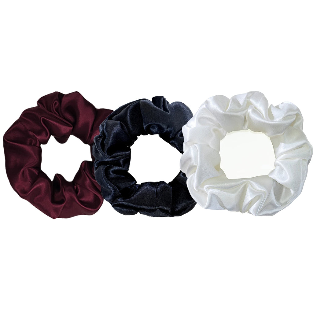 Custom Silk Scrunchies with Logo | Bulk MOQ 2 Pcs