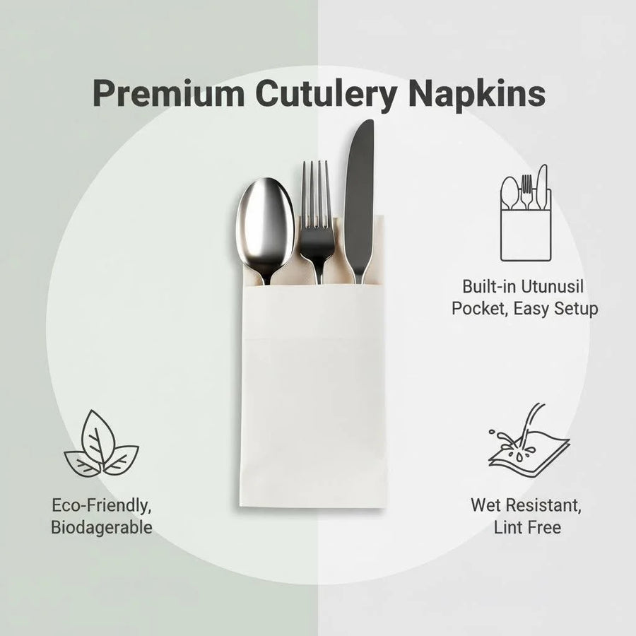 Custom Printed Cocktail Napkins 1 Ply | Bulk MOQ 100,000 pcs