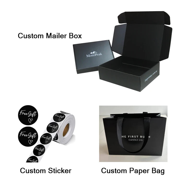Custom Corrugated Mailer Boxes | 500 MOQ | 9-Day Lead | Gold Foil