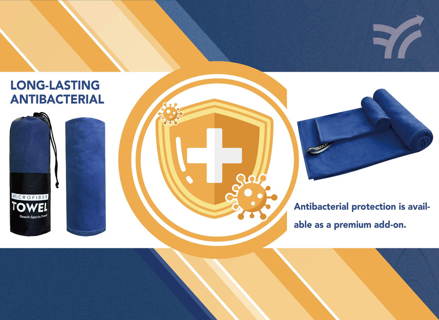 Custom Microfiber Sports Towel | Quick-Dry Absorbent Towel | Bulk Gym Merchandise