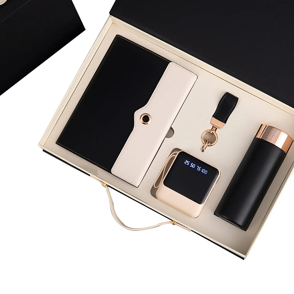 Luxury Corporate Gift Sets with Logo – 5-in-1, 100 MOQ