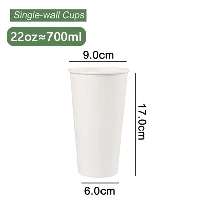 8oz Custom Printed Double Wall Paper Coffee Cups with Lids | MOQ 5000