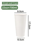 8oz Custom Printed Double Wall Paper Coffee Cups with Lids | MOQ 5000